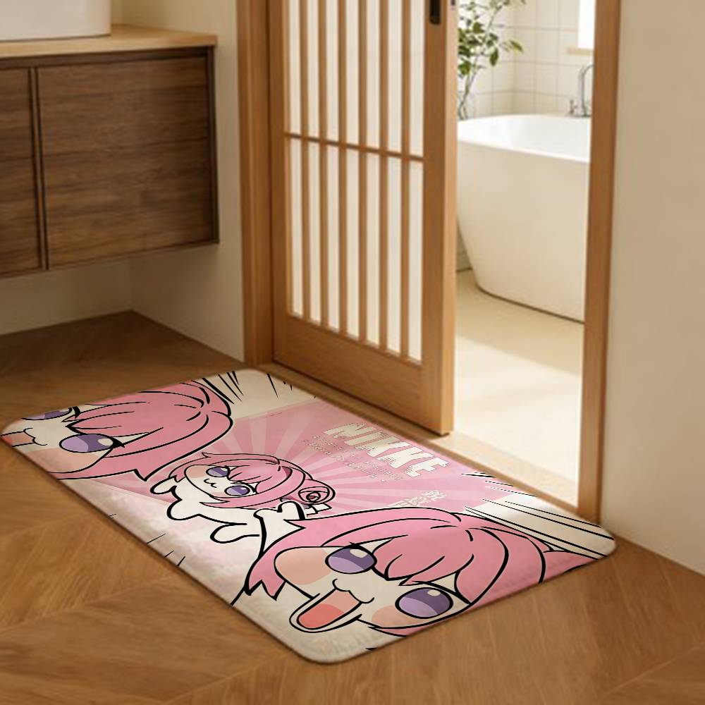 Doro NIKKE The Goddess of Victory Game Floor Mat Rectangle Anti-slip Home Soft Badmat Front Door Indoor Outdoor Mat Welcome