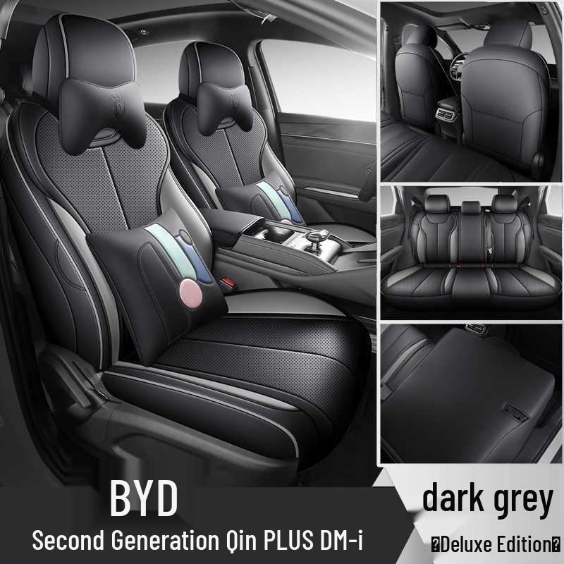 Seat Covers for BYD Qin Plus DM-i (25 pcs), All-Season, Full Coverage for Intelligent Driving Model