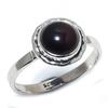 Natural Black Onex Gemstone Handmade 925 Sterling Silver Jewelry Ring S.8 K5O68