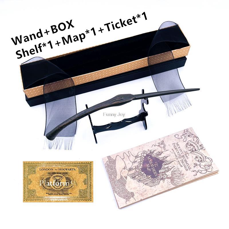 Anime Cosplay Magic Metal Core Wand With Box Children Decoration Toy Accessories For Kids Bacchetta Di Plastic Magic Stick