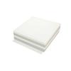 Gymnastic mattress Satellite 150x150x4 cm four-piece - white-grey