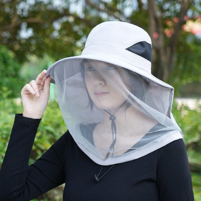 Anti-mosquito Hat with Mesh Face Shield, Protective Hat for Outdoor Leisure,sun Protection, Summer Breathable Anti-mosquito and Insect Fishing Hat