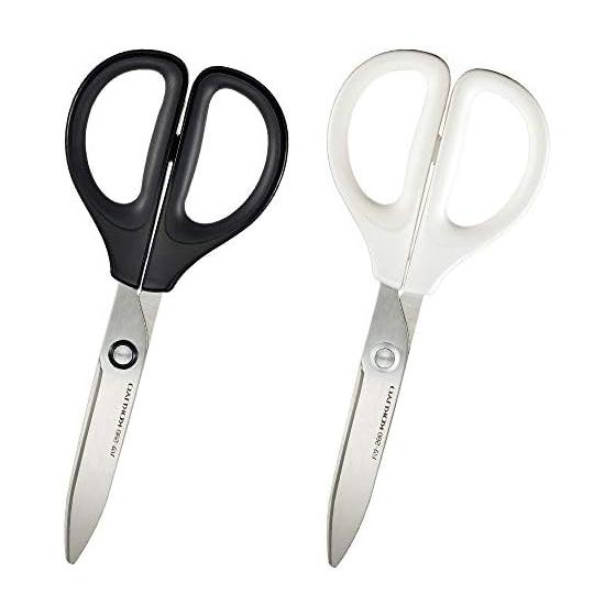 Ножницы KOKUYO Sakusa Standard Blade Black White Набор из 2 шт. 99K Hasa-280-1-2SET