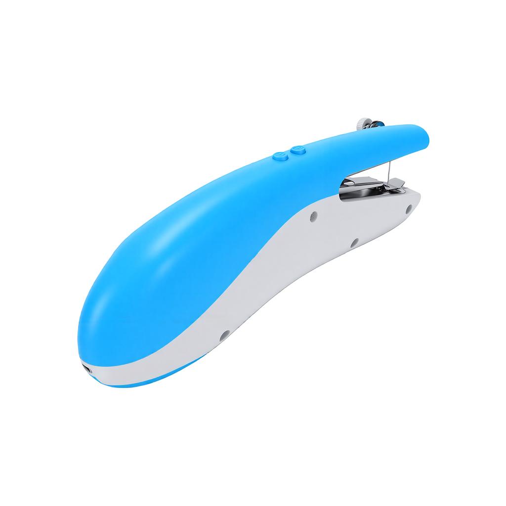 Portable Handheld Sewing Machine Mini Sewing Tool with 2 Speeds Control Dual Power Supply Built in Work Light for