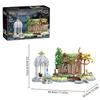 2867PCS Nordic Water City Tavern Building Blocks City Streetview Tavern Model Bricks Children Educational DIY Toys Holiday Gifts
