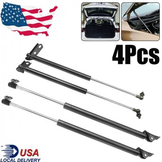 4Pcs Front Hood+Rear Tailgate Gas Struts Lift Support For Lexus RX300 Base Sport