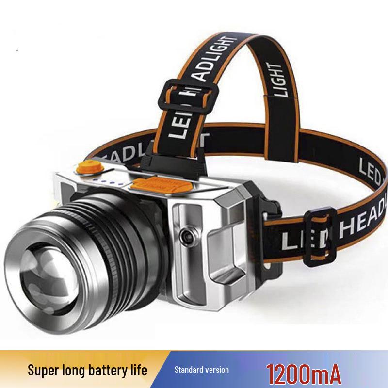 

Масштабируемый USB-перезаряжаемый индукционный налобный фонарь: Сверхяркий, долговечный фонарь для ночной рыбалки