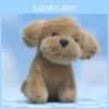 Delightful Super Soft Miniature Dog Plush Toy Keychain For Kids And Collectors