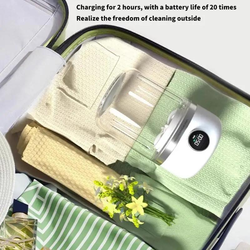 1.2L Rechargeable Desktop Underwear Socks Baby Clothing Washing Machine YE02 Small Mini Washer
