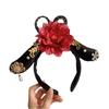 Pearl Hanfu Hair Hoop Cloth Chinese Style Headband Traditional Ancient Style Headwear  Festival
