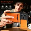 Slide Camera Lens Protector Phone Case Built-in Card Slot Holder Invisible Bracket Kickstand For ZTE Blade A56 A36 A35E Cover