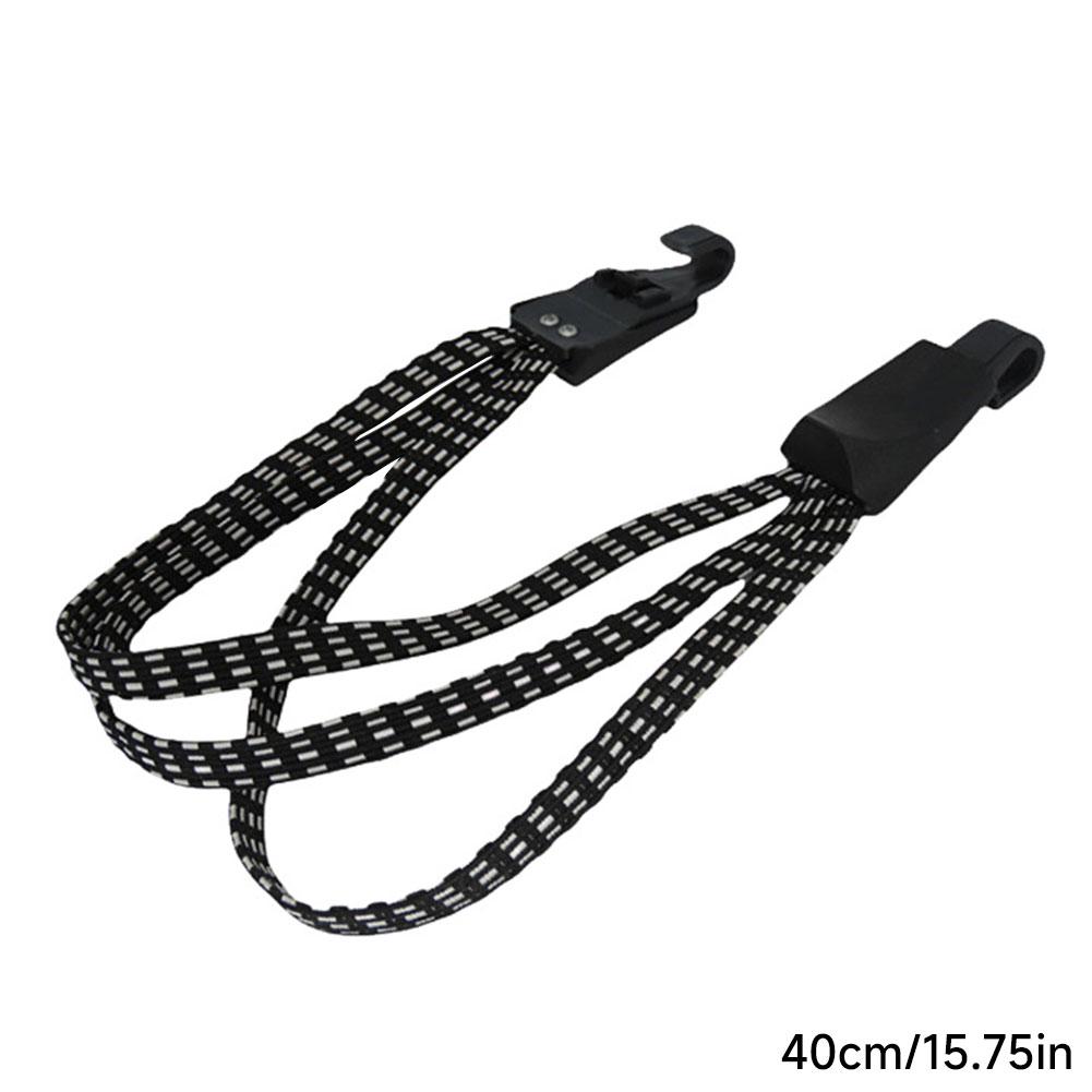 1PC Elastic Bike Strap, Adjustable Bicycle Bungee Cords with Hooks Tensile Resistant Bike Luggage Straps Bicycle Luggage Rope