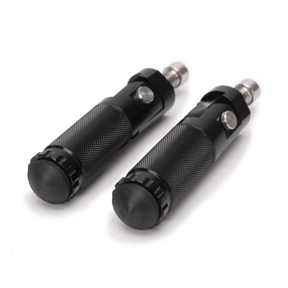 Foldable Aluminum Motorcycle Foot Pegs with 8mm Mounting Bolt General Fit for Most Motorcycles Lightweight and Strong