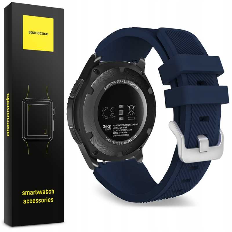 Sc Watchband 22Mm Navy Blue