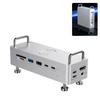 Ulanzi QT03 Mac Mini Pro Exclusive Hub Stand Docking Station USB4 40Gbps High Speed Transfer NVMe Compatible 8TB HDMI 4K60HZ SSD Enclosure PD Port USB