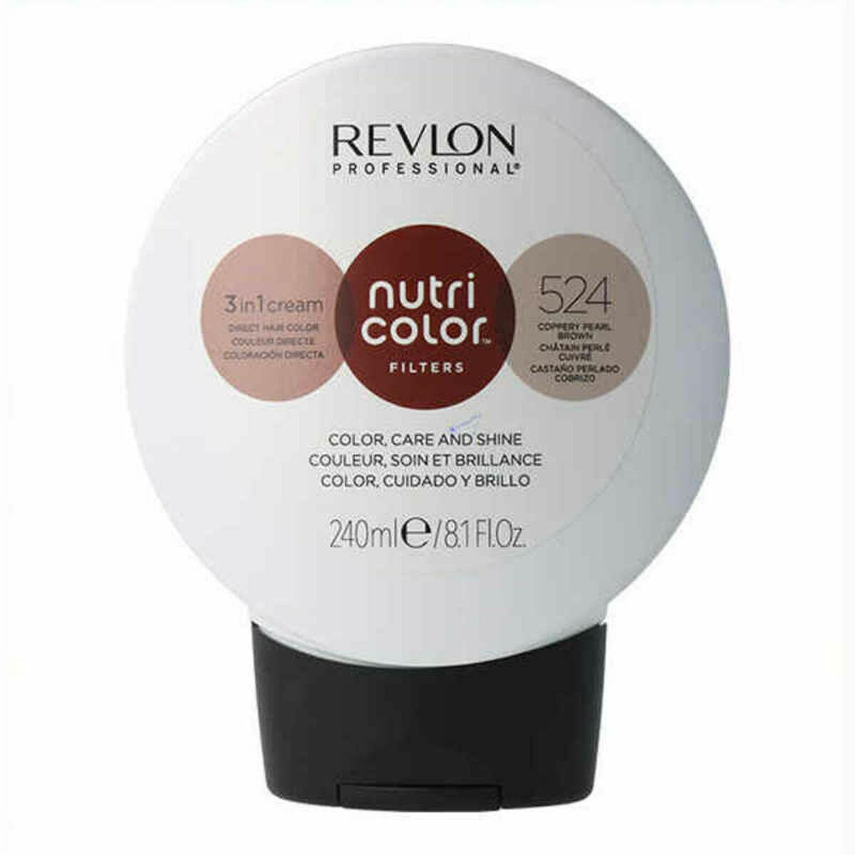 

Перманентный краситель Nutri Color Revlon 7258709524 524 Медно-коричневый (240мл) (240мл)