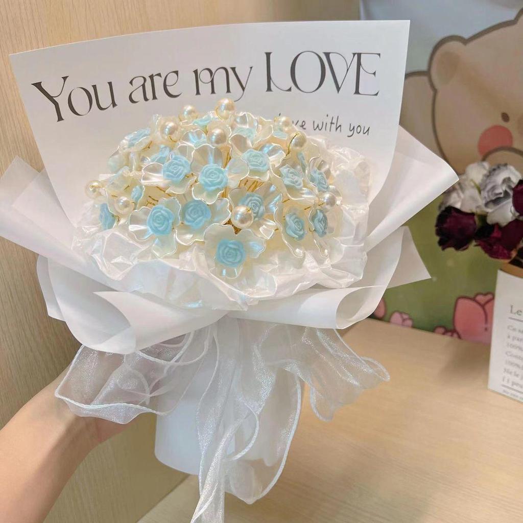 Beautiful DIY Rose Bouquet Kit for Bestie, Girlfriend, or Teacher’s Day Gift