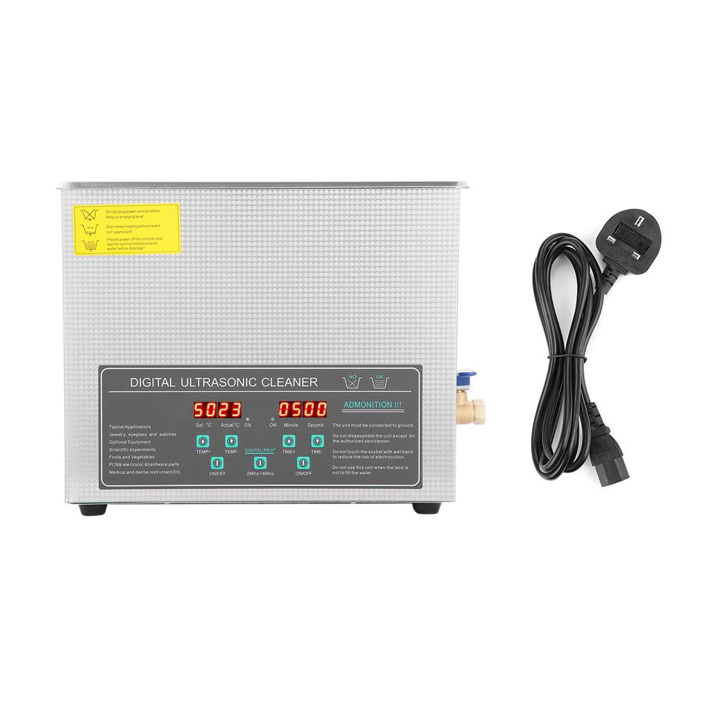 10L Double Frequency Digital Stainless Steel Ultrasonic Cleaner Cleaning Machine