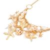 Conch Clavicle Chain Women Pearl Shell Clavicle Necklace Trendy Starfish Choker  Ladies