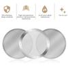 9 Pack Metal Reusable Coffee Filter Mesh For Aeropress Coffee Maker Espresso Maker, Silver