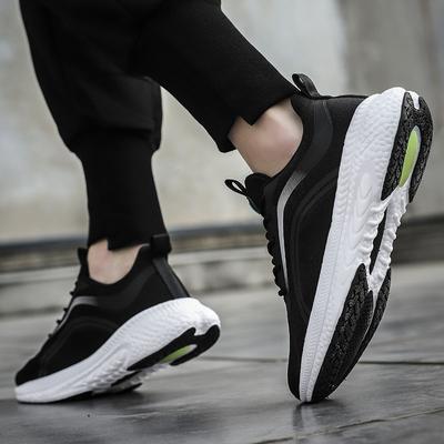 2025 New Sports Shoes Summer Breathable Mesh Running Shoes Popcorn Soft Sole Running Shoes Casual and Lightweight Shoes Men