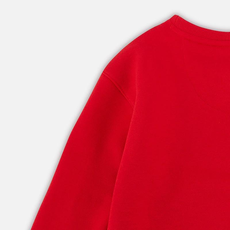 Nike Sweatshirt Graphic Print Crewneck Kids Tops Red FN7117-657