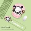 Sakura Pacha 3D Dog Mouse Pad with Wrist Rest - Soft Rubber Gaming & Office Support