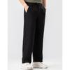 Mind Bridge Men's Spring Thin Drape Textured Wide-Leg Trousers