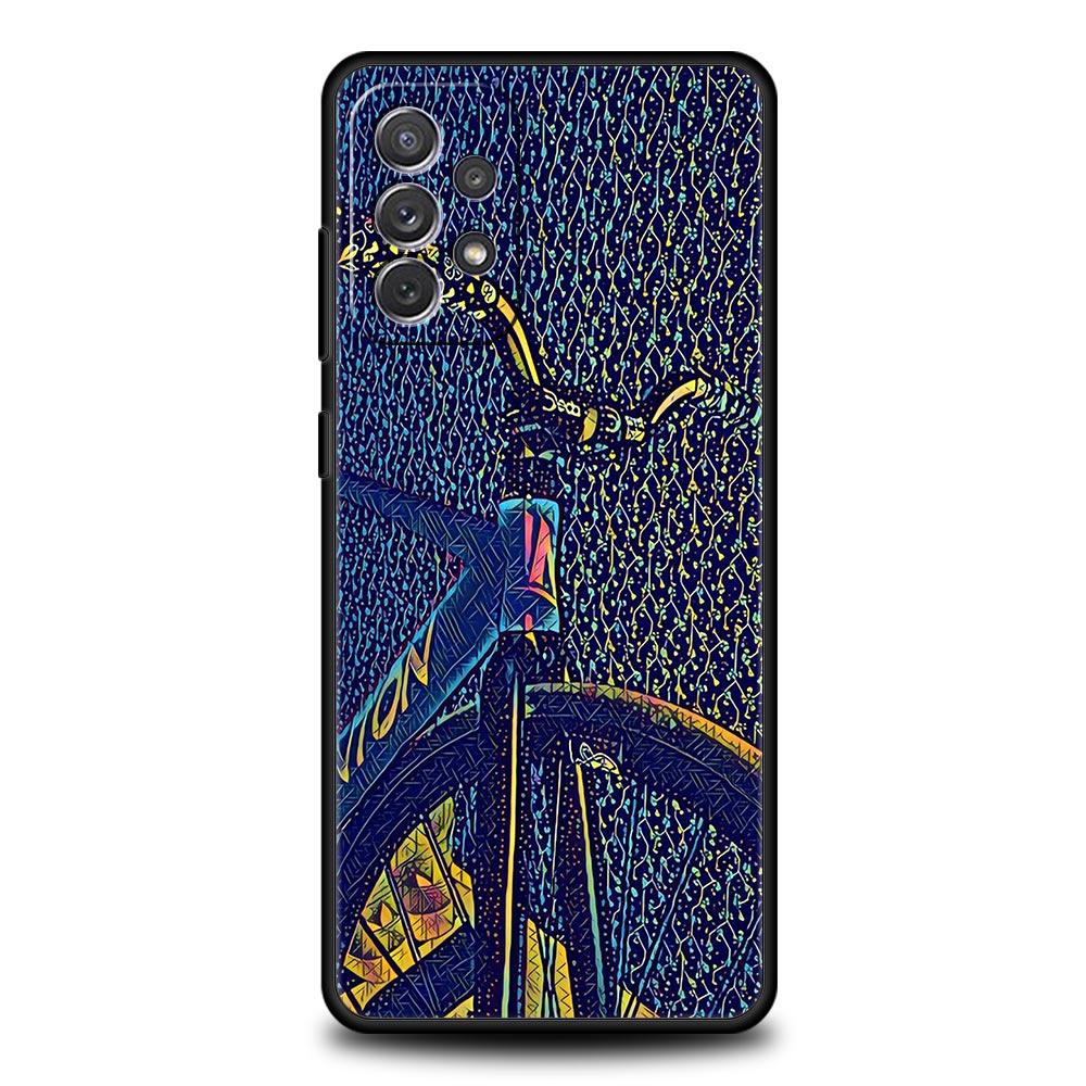 Mountain Bikes Cycling Phone Case For Samsung Galaxy A13 A51 A71 A41 A31 A21S A11 A03S A12 A32 A52 A22 A23 A33 A53 A73 5G Cover
