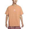 T Shirts Men's Amber Brown Crew Neck Moderate FZ5393-225