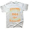Men Women Birthday Anniversary T-shirts 1984 40th 40 Years Old Limited Edition Vintage Cotton T Shirt Gift Short Sleeve Tee Tops