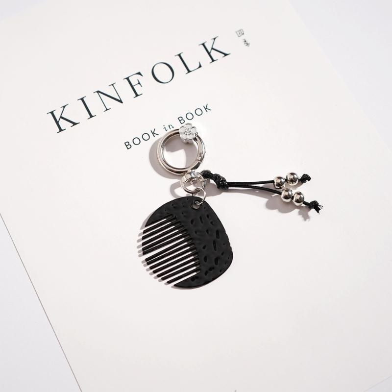 Innovativer Frizz-Proof Kamm Schlüsselanhänger Ergonomisches Design für einfaches Haarstyling unterwegs und stilvolles Accessoire