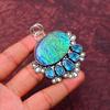 Awesome Triplet Opal Gemstone Pendant: 925 Sterling Silver Handmade Pendant Necklace Jewelry