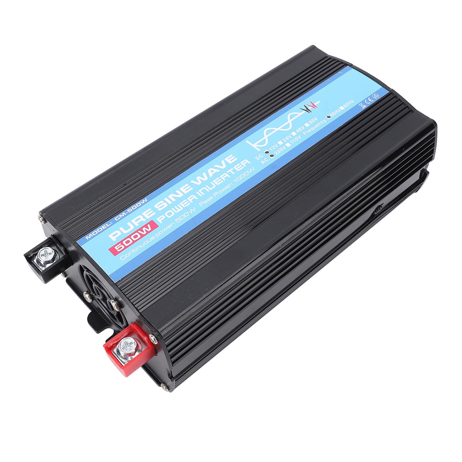 

Чистый синусоидальный инвертор 500 Вт 12 В постоянного тока в 120 В переменного тока автомобильный солнечный преобразователь энергии с 2 USB цифровым ЖК-дисплеем