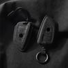 Suede Faux Leather Car Key Case Cover For BMW X1 X3 X5 X6 X7 1 3 5 6 7 Series G20 G30 G11 F15 F16 F20 G01 G02 Keychain Protector