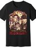 Mens Office Threat Level Midnight Retro Black CottonShirt Classic TV Series Print Short Sleeve Washable AllSeason