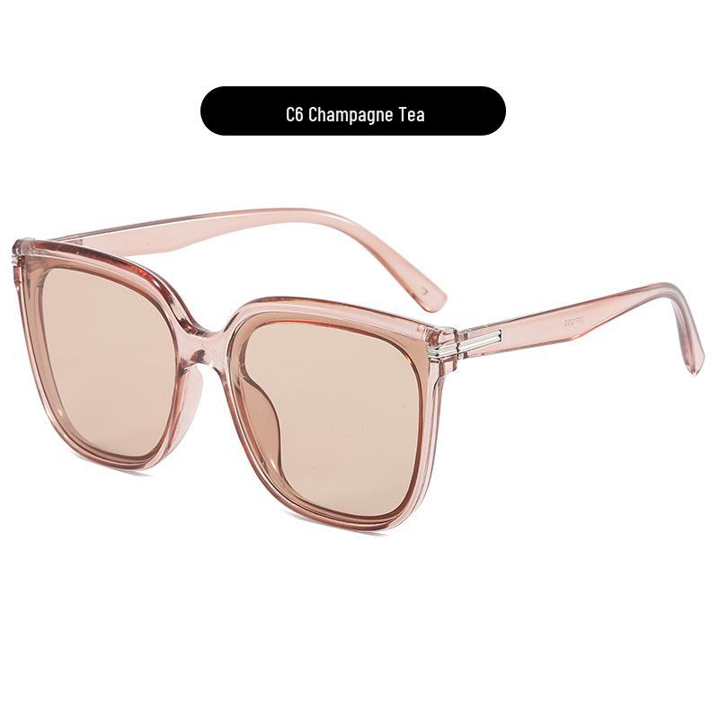

Korean Celebrity Style Women s Large Frame UV Protection Fashion Sunglasses One Size