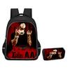 Mochila Anuel Aa para Hombre y Mujer Bolsa Escolar Casual Gran Capacidad Caja de Almacenamiento para Material Escolar Tipo Solapa