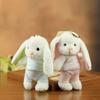 Plush Bunny Keychain With Movable Joints For Kids And Collectors