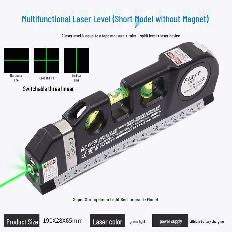 High Precision Infrared Cross Line Laser Leveling Tool