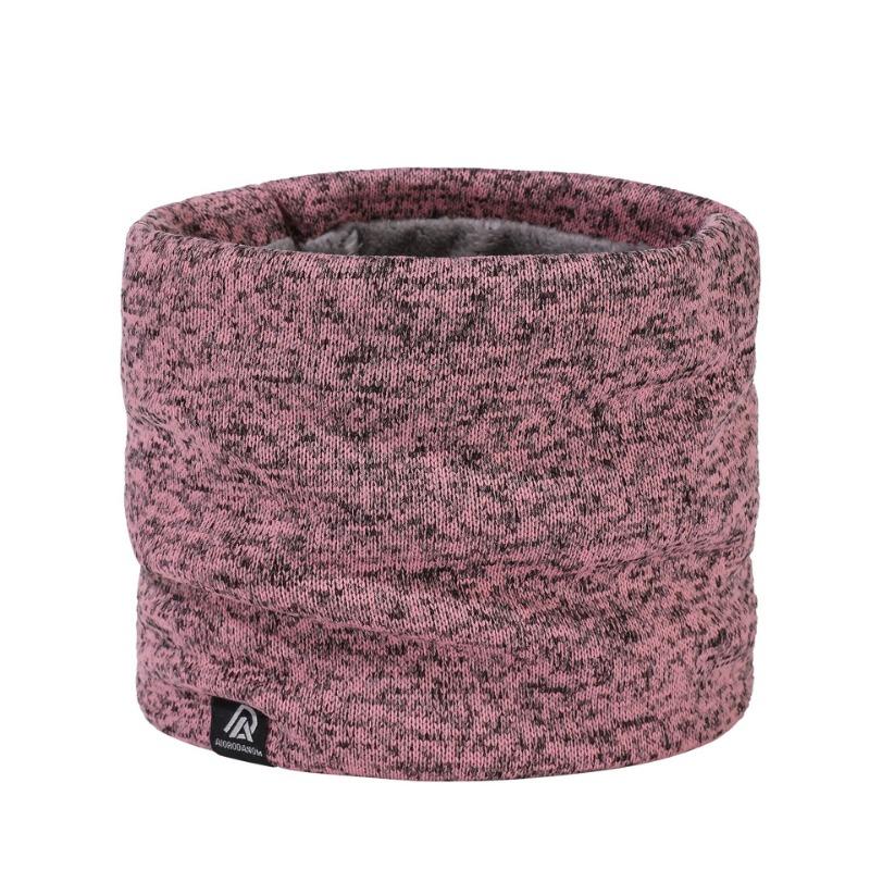 Winter warm neck scarf women's turtleneck wool new versatile men's scarf knitted velvet neck cover