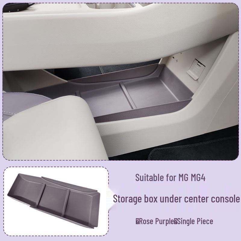 

MG4 Center Console Lower Storage Box Organizer: Interior Storage Accessories for 2026 MG Model