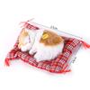 Simulation Cute Animal Sleeping Cats with Sound Christmas Party Decor For Home Decoration Adornmant Accessories