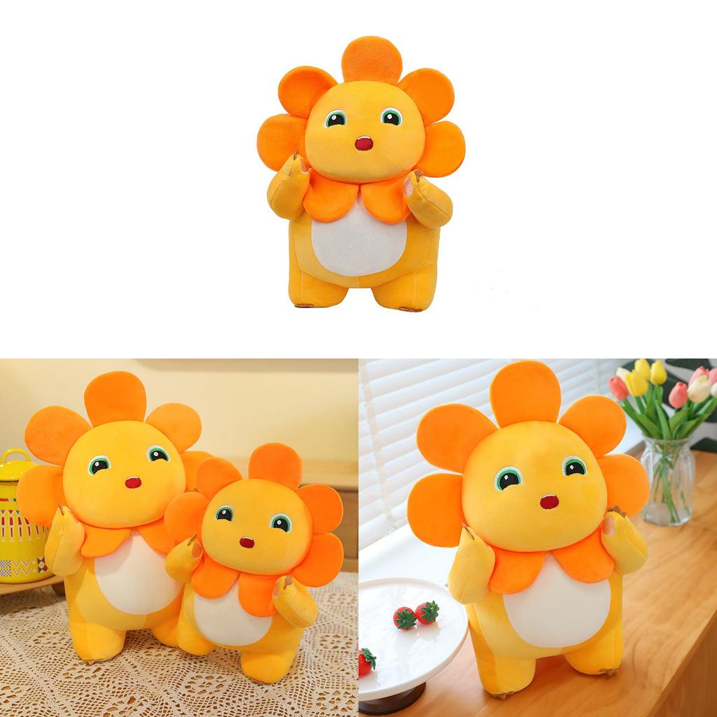 Sunflower Little Milk Dragon Plush Toy With Soft Short Pile For Kids And Babies