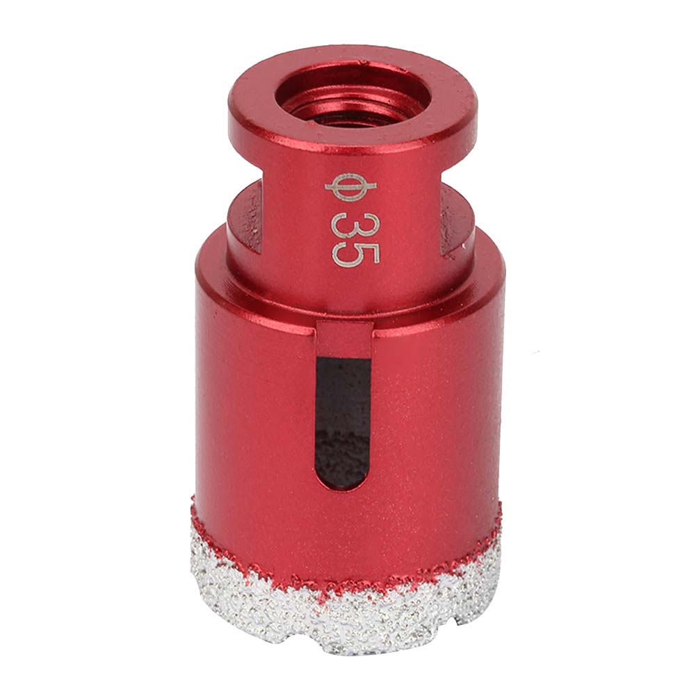 Broca Diamantada M14 Broca Núcleo Profissional Brasada a Vácuo(35 mm)