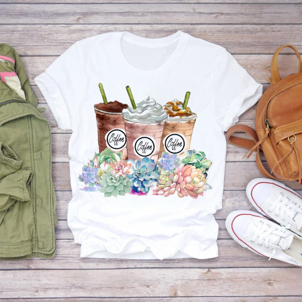 Colored Cartoon Fruit Tshirts  Avocado and Pineapple Tshirts Plussize Casual Tshirt Daily Streetwear Women Casual Tops