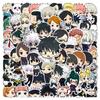 50/80/100pcs Vintage Jujutsu Kaisen Anime Stickers for Kid Toy DIY Laptop Skateboard Car Kawaii Cartoon Decoration Sticker Decal