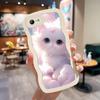 Mobile Phone Cases for iPhone 11 13 XR 15 Pro Max 12 14 Pro Max Case iPhone 16 7 Plus 8 Plus XS Max Big Wave Solid Color Cartoon Anti-drop Waterproof