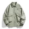 Jacket Men's Spring and Autumn New Multi-Pocket Cargo Jacket Trench Coat Couple Student Casual Outer Shirt