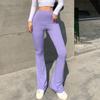 Streetwear Solide Jogginghose Trainingsanzug frauen Sport Hosen 2022 Hohe Taille Flare Hosen Mode Dünne Lange Hosen Y2k Capris